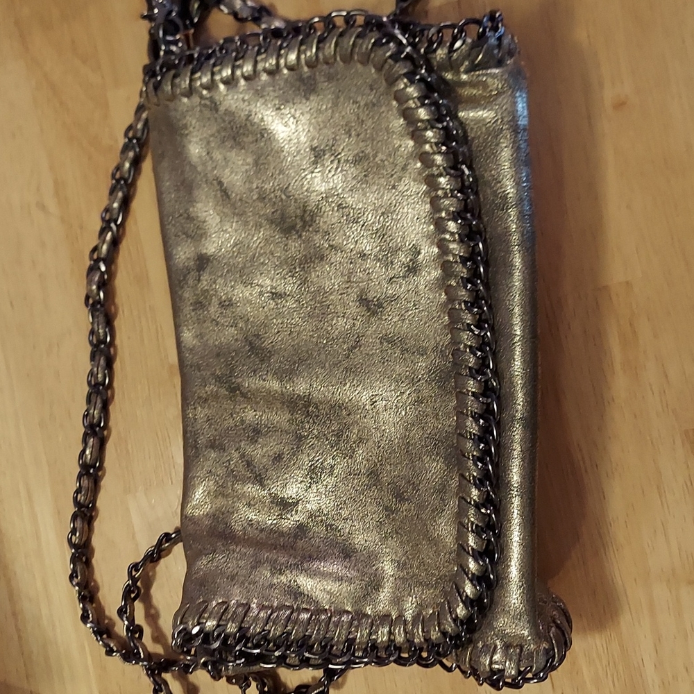 HD by M gold metallic purse chain shoulder strap